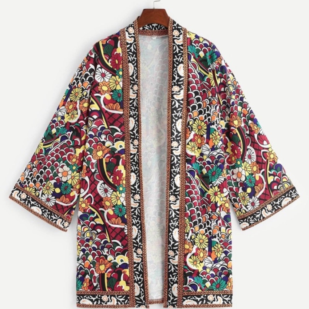 Floral kimono